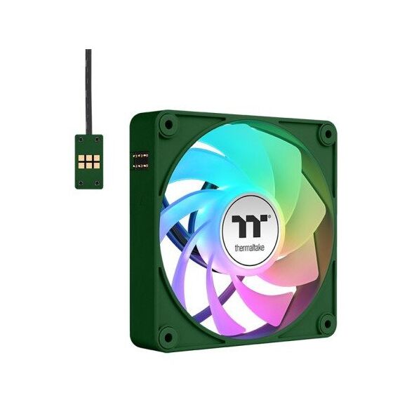 Thermaltake CT140 EX Reverse ARGB Sync PC Obudowa komputera Wentylator 14 cm Zielony 3 szt.