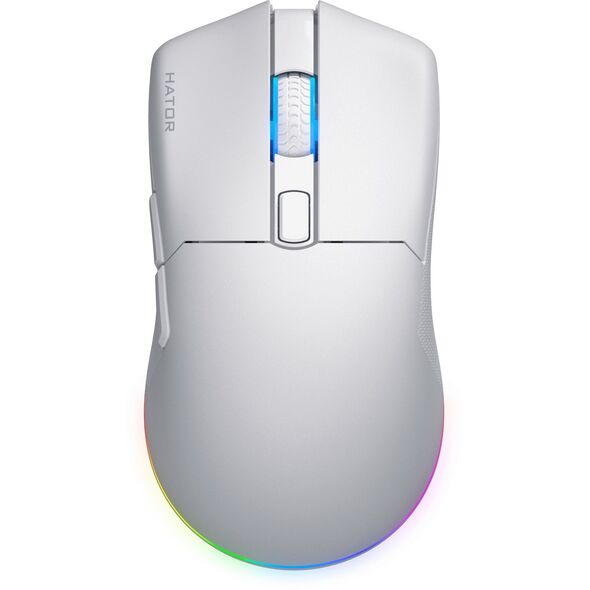 Mysz dla graczy bezprzewodowa Hator Pulsar 3 Wireless biała
