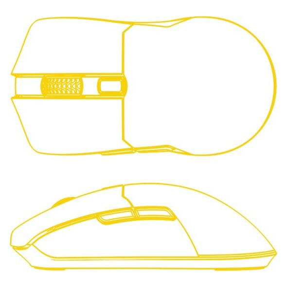 Mysz dla graczy bezprzewodowa Hator Pulsar 3 Wireless biała