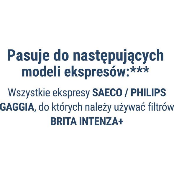 Coffix Filtr wody do ekspresu SAECO PHILIPS Brita Intenza+ (zamiennik)