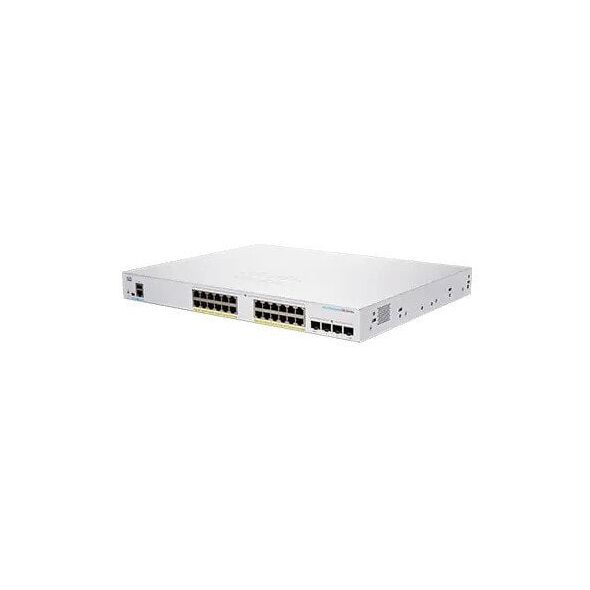 Cisco Cisco switch CBS250-24FP-4X, 24xGbE RJ45, 4x10GbE SFP+, PoE+, 370W - REFRESH