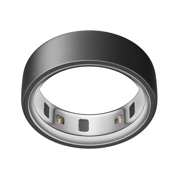 Oura Ring 4 Έξυπνο Δαχτυλίδι, Stealth, Μέγεθος 9