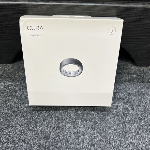 Oura Ring 4 Έξυπνο Δαχτυλίδι, Stealth, Μέγεθος 9
