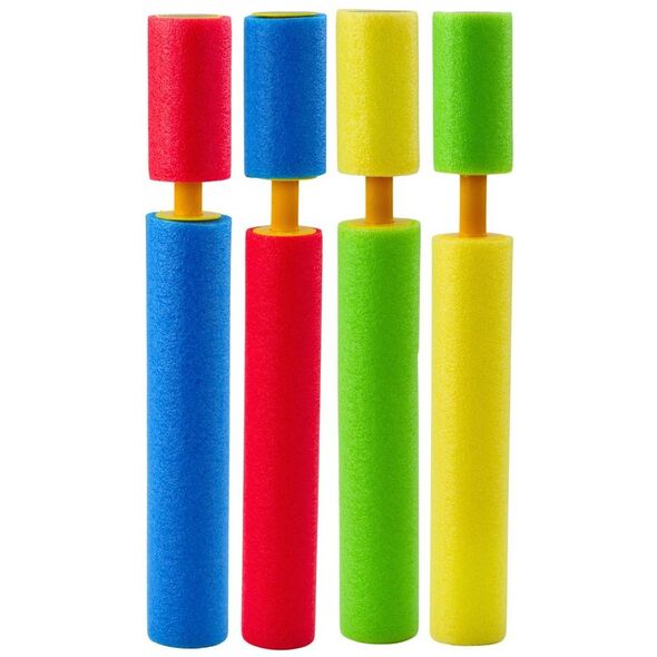 Broń Piankowa Na Wodę Pompka Tuba Wodna Kolorowa 30cm Mix