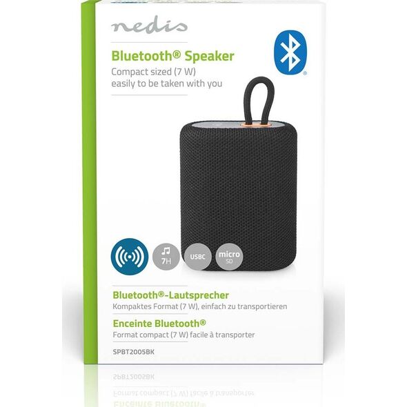 Φορητό ηχείο Nedis Nedis SPBT2005BK / ηχείο πάρτι Μονοφωνικό φορητό ηχείο Μαύρο 5 W
