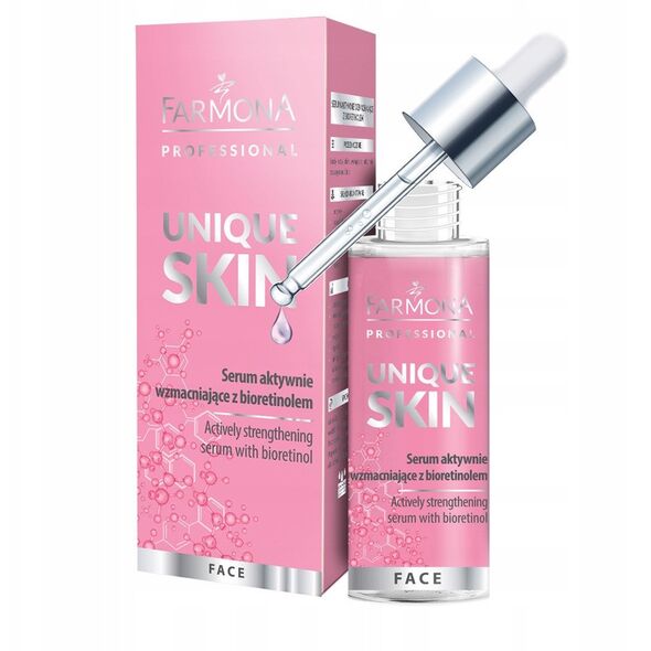 Farmona UNIQUE SKIN Serum aktywnie wzmacniający na noc z bioretinolem 30 ml