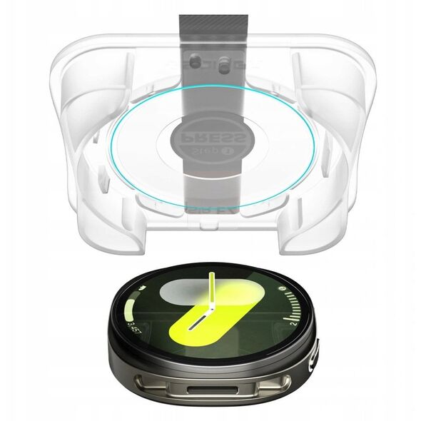 Spigen GLAS.TR EZ FIT 2-Pack - Szkło hartowane do Samsung Galaxy Watch 8 44 mm (2 szt)