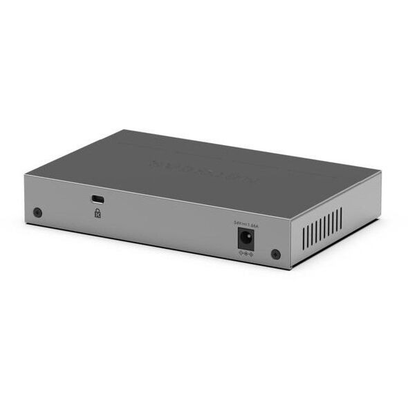 NETGEAR GS105PP - Διακόπτης - μη διαχειριζόμενος - 1 x 10/100/1000 + 4 x 10/100/1000 (PoE+) - Επιτραπέζιος, τοποθετήσιμος σε τοίχο - PoE+ (83 W)
