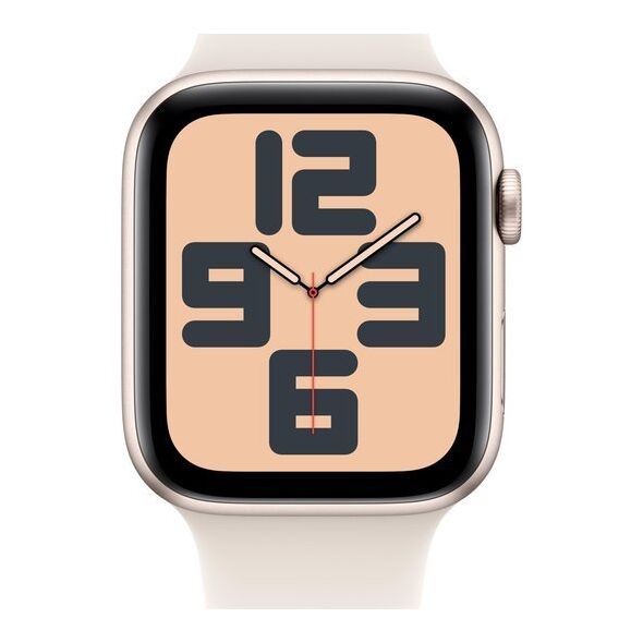 Apple Watch SE GPS 40mm Starlight Aliuminio Case with Starlight Sport Band - M/L