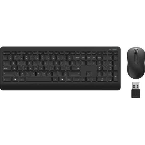 Incase Designed by Microsoft Wireless Desktop 900 klawiatura Dołączona myszka Uniwersalne RF Wireless QWERTY British English Czarny