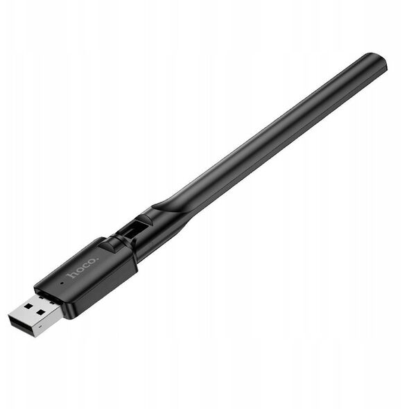 Karta sieciowa WiFI4 Hoco na USB A HI32 czarna