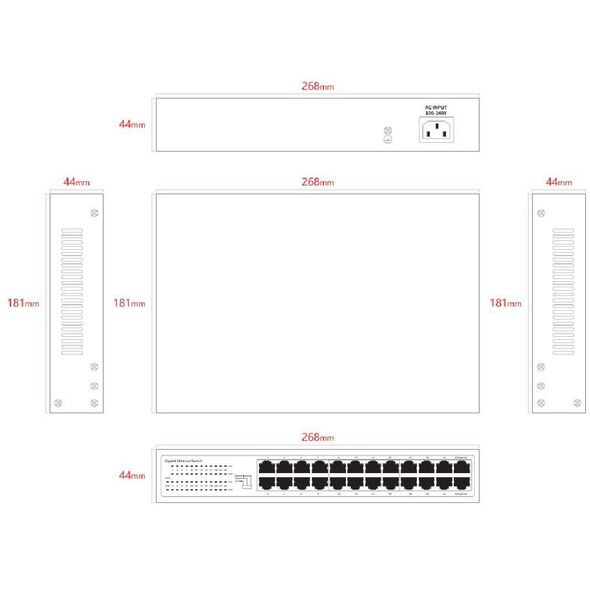 Lanview LVN-1U-24PORT-1G bez kategorii