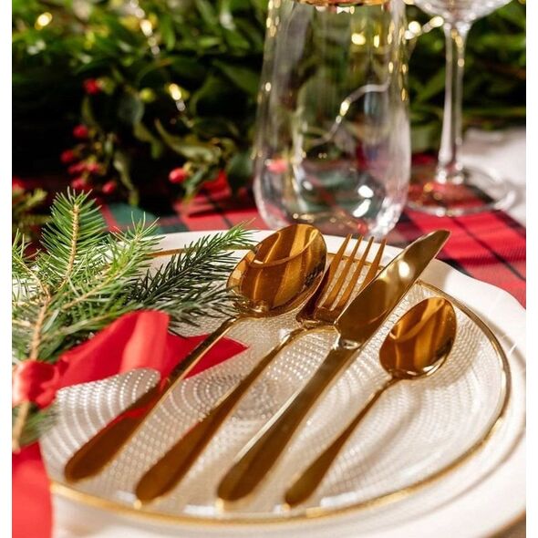 Cutlery set Homla ABELE Gold, 16 pcs.