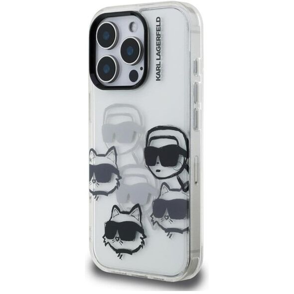 ETUI PRZEZROCZYSTE KARL LAGERFELD DO IPHONE 16 PRO, Bezbarwne, Eleganckie