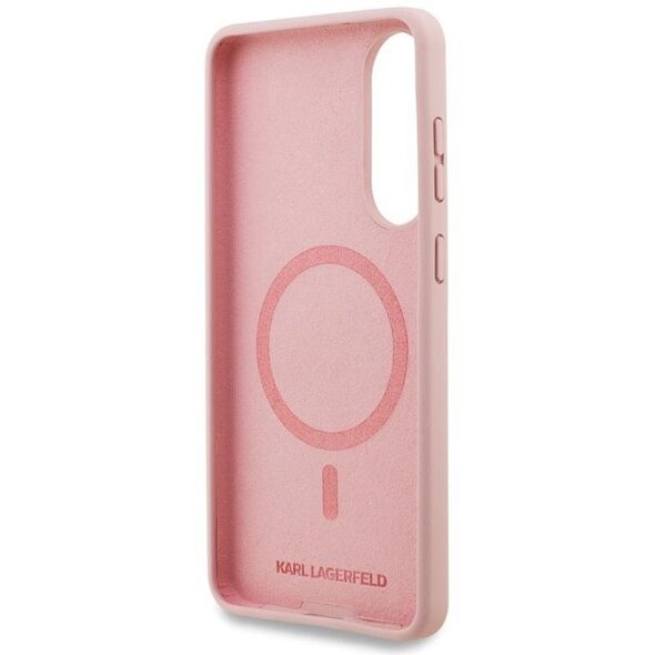 ETUI MAGSAFE KARL LAGERFELD DO GALAXY S25 EDGE, Case Różowe, Eleganckie