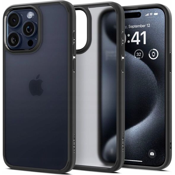 Spigen Spigen Ultra Hybrid iPhone 16 Pro frost black ACS08124