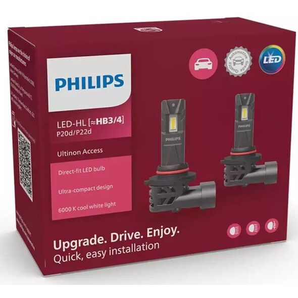Philips Ultinon Retrofit LED HB3/HB4 12V