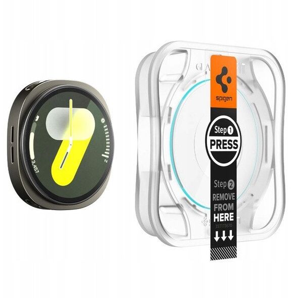 SZKŁO HARTOWANE SPIGEN GLAS.TR ”EZ-FIT” 2-PACK GALAXY WATCH 8 (40 MM) CLEAR
