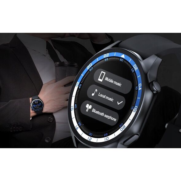 Smartwatch BlitzWolf BW-AR1 1.43" AMOLED BT 3.0 / 5.3 (czarny)