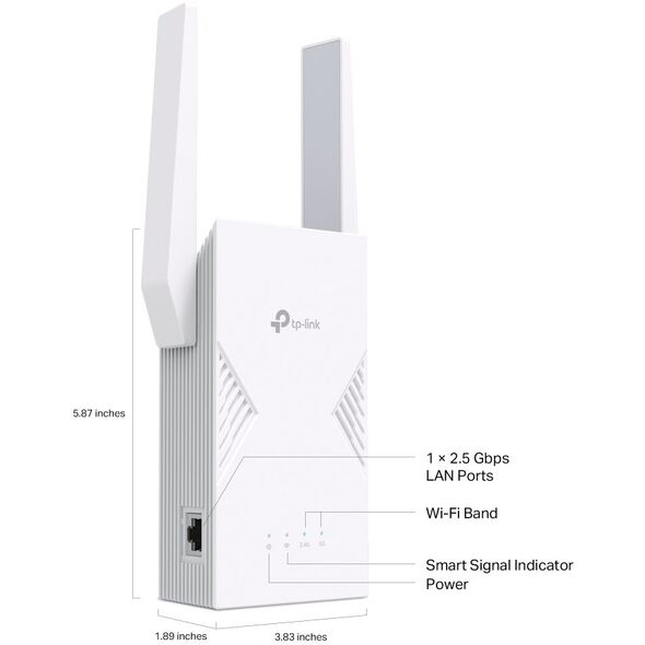 TP-Link RE235BE BE3600 Dual-Band Wi-Fi 7 WLAN Repeater