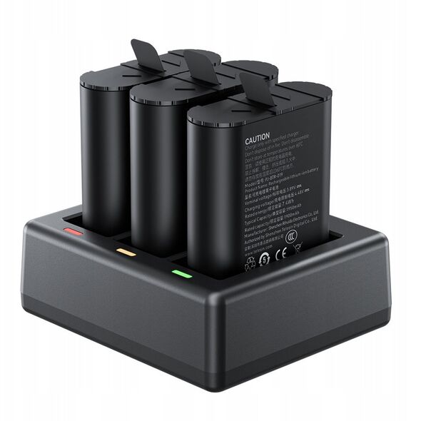 Ładowarka Usb + 2x Akumulator Bateria Do Gopro Hero 13 Black / Telesin / S0-ecb-07-tgp