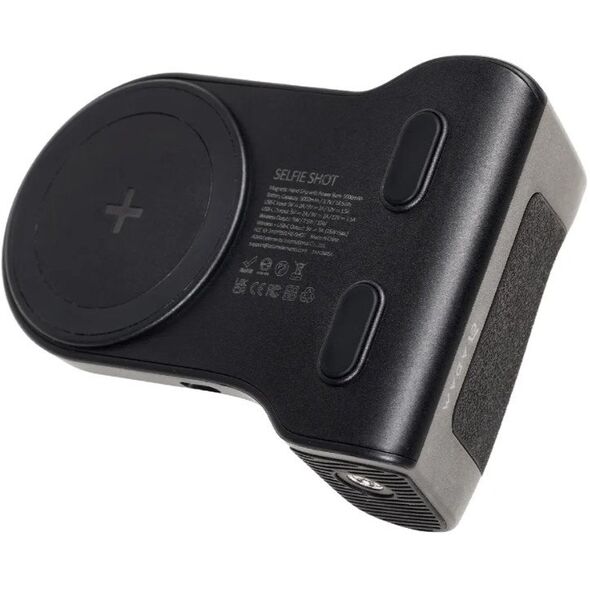 Adam Elements Selfie Shot Magnetic Hand Grip - magnetyczny uchwyt do ręki z powerbankiem 5000mAh czarny - Gwarancja bezpieczeństwa. Proste raty. Bezpłatna wysyłka od 170 zł.
