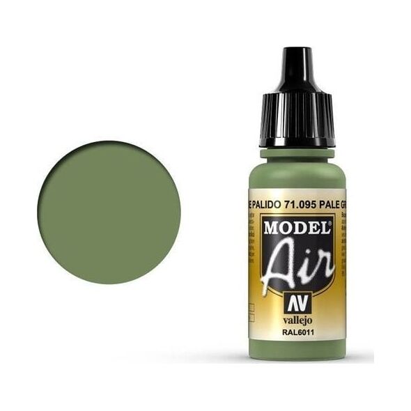 Vallejo Vallejo Model Air Pale Green 71.095 uniwersalny