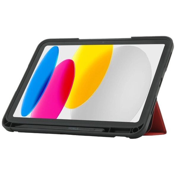 Mobilis 062008 etui na tablet 27,9 cm (11") Etui z klapką Czarny, Czerwony, Przezroczysty