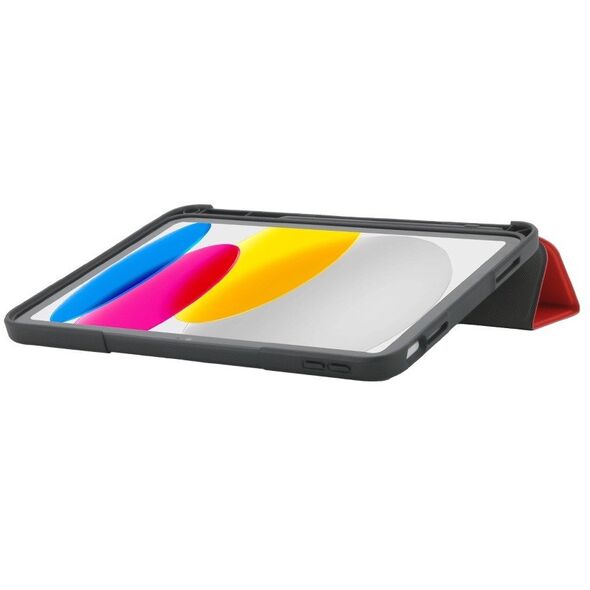 Mobilis 062008 etui na tablet 27,9 cm (11") Etui z klapką Czarny, Czerwony, Przezroczysty