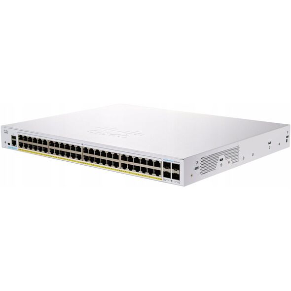 Cisco CBS350-48P-4G Zarządzany L2/L3 Gigabit Ethernet (10/100/1000) Srebrny