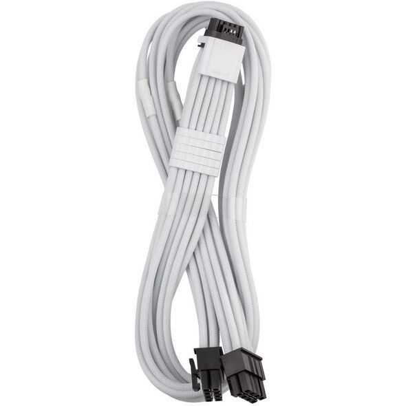 CableMod C-Series Pro ModMesh 12V-2x6-Kabel, Sleeved, 16-Pin zu 2x 8-Pin, fr Corsair Type 4 und 3 PSUs - wei, 60cm