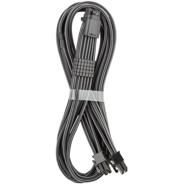 CableMod C-Series Pro ModMesh 12V-2x6-Kabel, Sleeved, 16-Pin zu 2x 8-Pin, fr Corsair Type 4 und 3 PSUs - carbon, 60cm