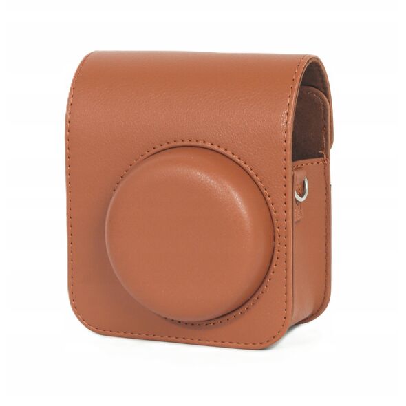 Futerał Etui Pokrowiec Case Na Aparat Do Aparatu Fujifilm Instax Mini 41 / Brązowy
