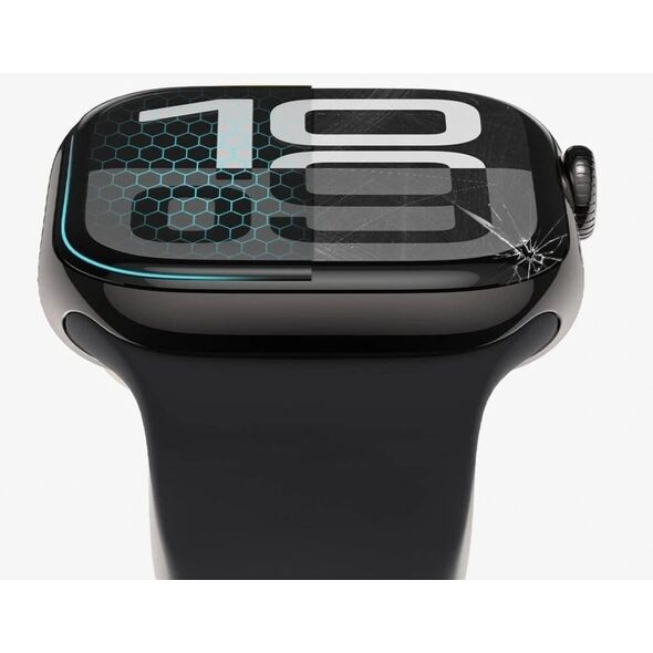 SZKŁO HYBRYDOWE TECH-PROTECT GLASS FLEX+ 2-PACK APPLE WATCH 10 (42 MM) BLACK