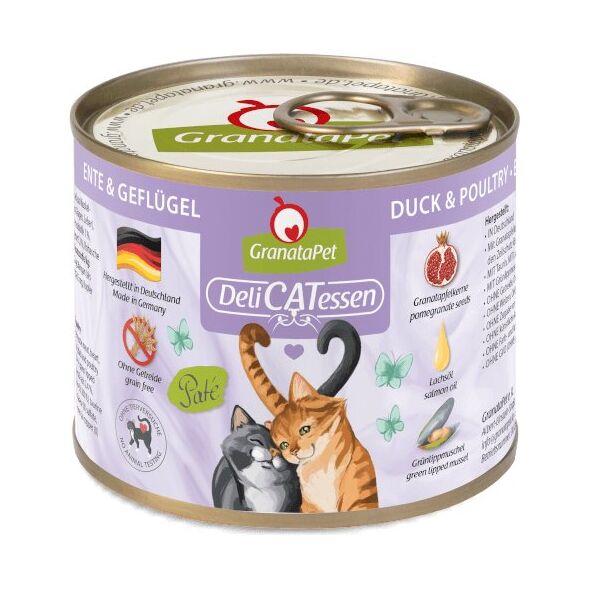 (DE) DeliCatessen, Delicatessen, Karma dla kota, kaczka i drób, 200g