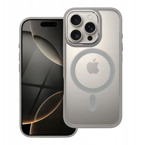 Θήκη COLOR EDGE MAG COVER συμβατή με MagSafe για IPHONE 16 Pro τιτάνιο γκρι
