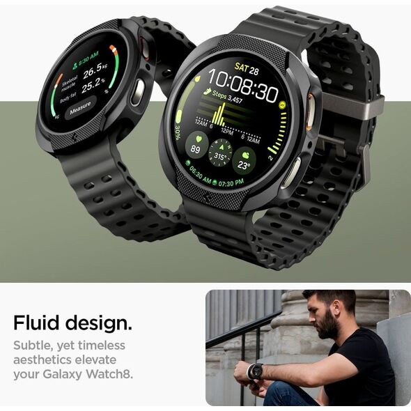 SPIGEN LIQUID AIR SAMSUNG GALAXY WATCH 8 (44 MM) MATTE BLACK