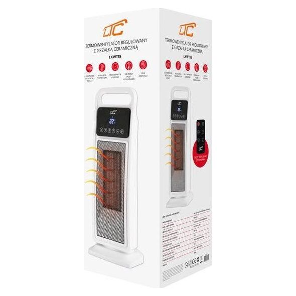 Termowentylator LTC Termowentylator kolumnowy ceramiczny LTC z timerem LCD + pilot