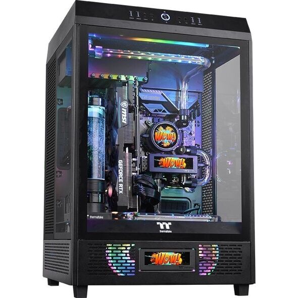 Thermaltake Thermaltake LCD Panel Kit for The Tower 500, Display (Black)