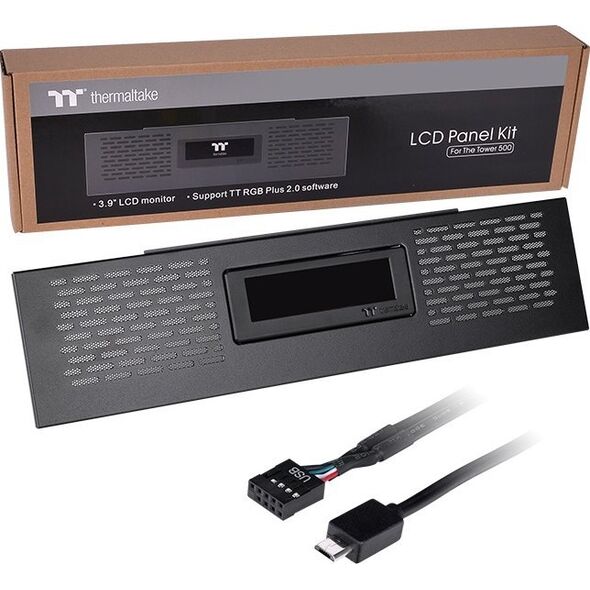 Thermaltake Thermaltake LCD Panel Kit for The Tower 500, Display (Black)