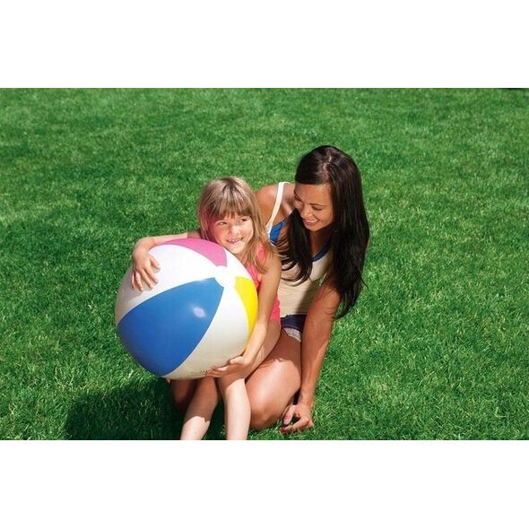 Intex PIŁKA PLAŻOWA 61cm DUŻA KOLOROWA DLA DZIECI ZABAWA