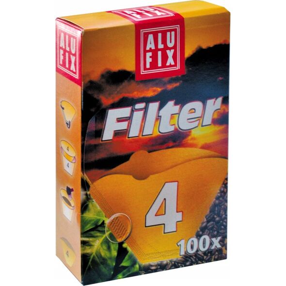 Alufix Filtry do kawy r. 4 100szt.