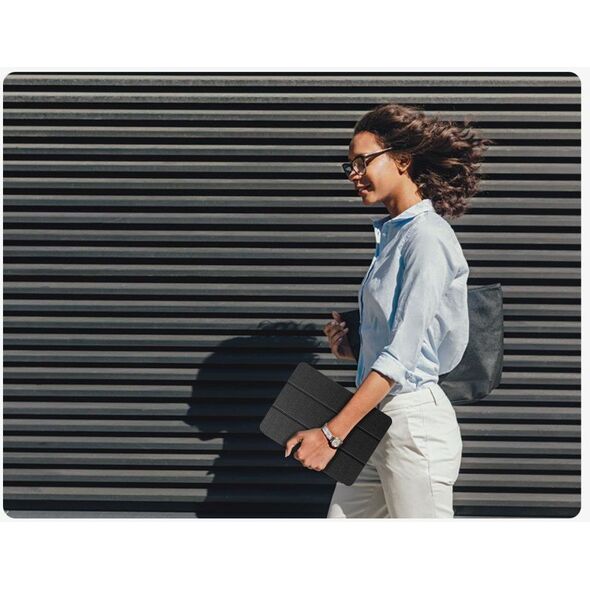 Etui Tech-Protect SmartCase Pen Canvas do Apple iPad 10.9" 2022 / 11" 2025 Obsidian Black