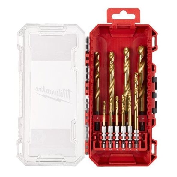 Τρυπάνι Milwaukee Τρυπάνι Milwaukee 48894759 για μέταλλο Swave HSS-G Tin χρυσό σετ 10 τεμαχίων