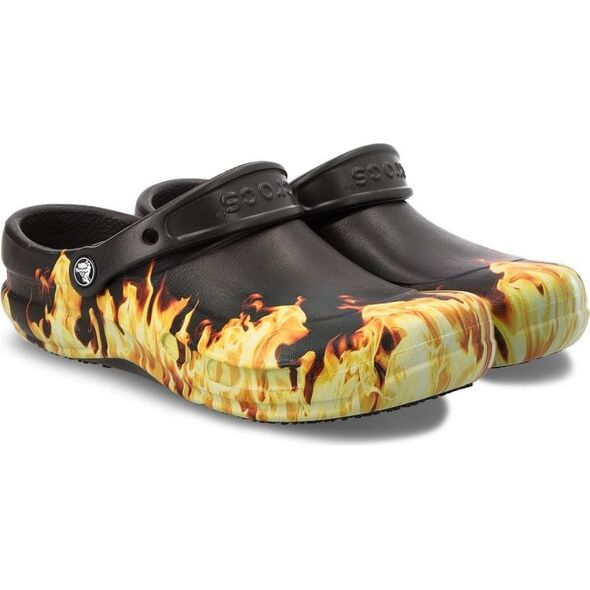 Crocs Klapki męskie Bistro Graphic Clog czarne r. 37/38