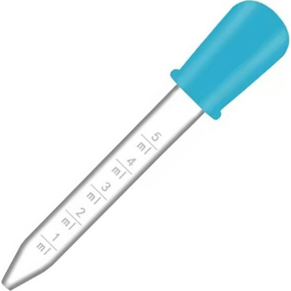 Aptel PIPETA z pompką i podziałką 5ml 12cm mix kolorów DA146