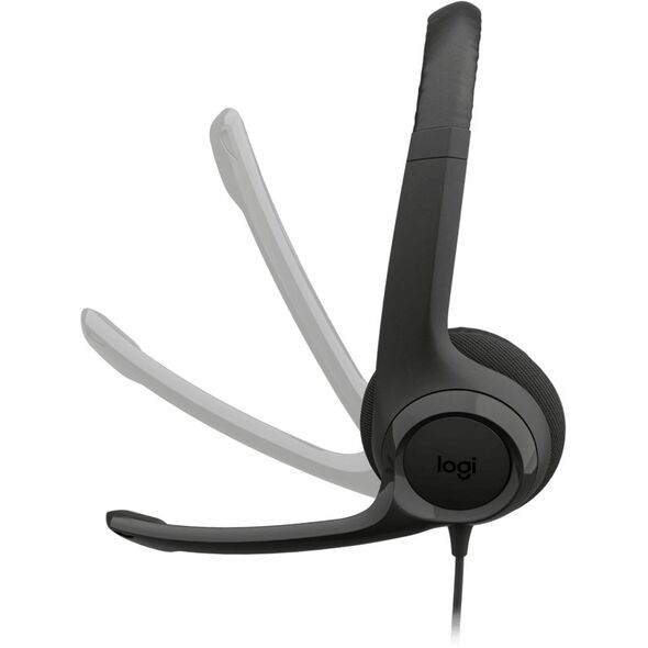 Logitech H390 USB Zestaw słuchawkowy Przewodowa Opaska na głowę Połączenia/muzyka USB Typu-A Czarny