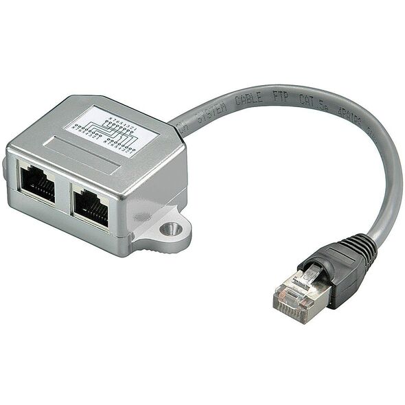 MicroConnect splitter RJ45 - 2xRJ45 (MPK421)