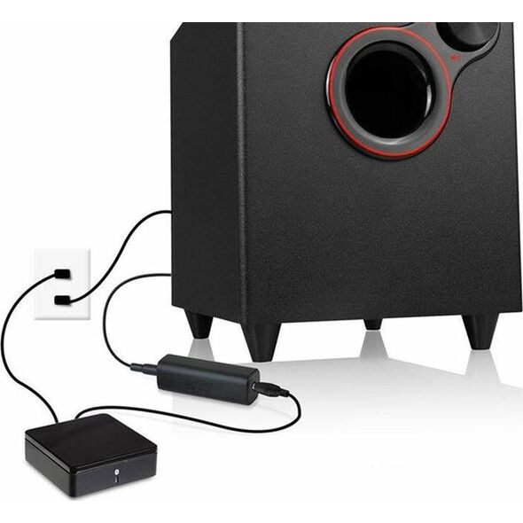 Adapter AV Aptel Jack 3.5mm - Jack 3.5mm czarny (AK319B)