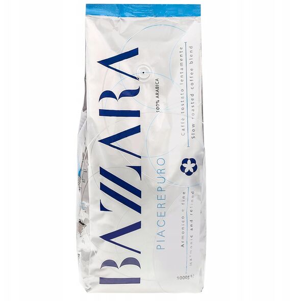 Kawa ziarnista Bazzara Kawa ziarnista PIACEREPURO 1000 g